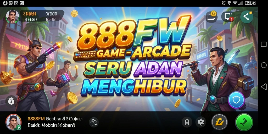 Tampilan gameplay seru dan penuh aksi dalam 888FW.