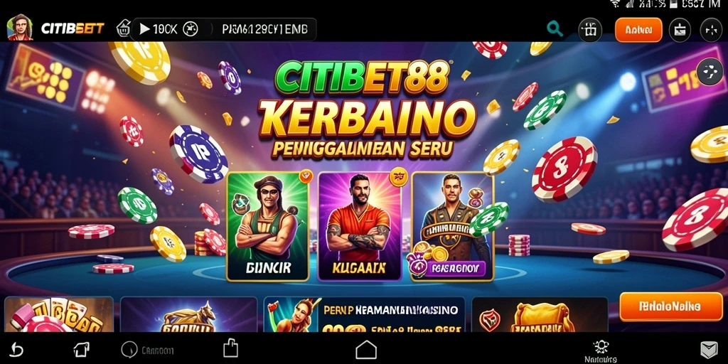 Gameplay seru CITIBET88 dengan berbagai pilihan permainan kasino.