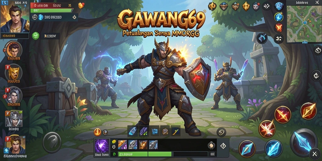 Tampilan gameplay seru dalam GAWANG69 yang memikat.