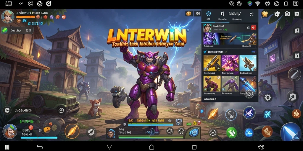 Tampilan screenshot LNTERWIN dengan fitur-fitur utama yang mudah diakses.