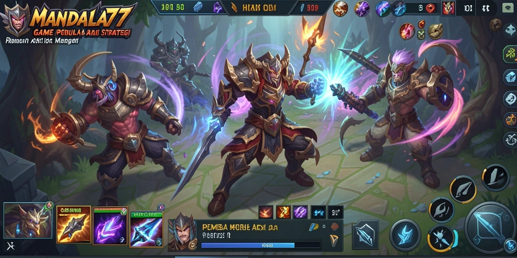 Tampilan menarik dari gameplay intens MANDALA77 yang penuh strategi dan aksi.
