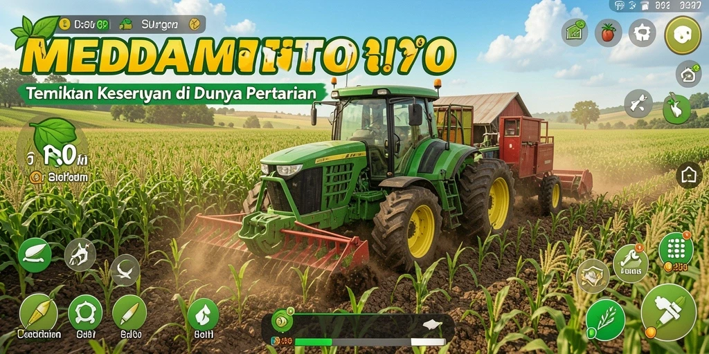 Gameplay seru dengan aktivitas pertanian yang menarik.