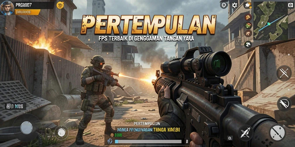 Gameplay mendebarkan dalam PRG007 dengan aksi tembak-menembak intens.