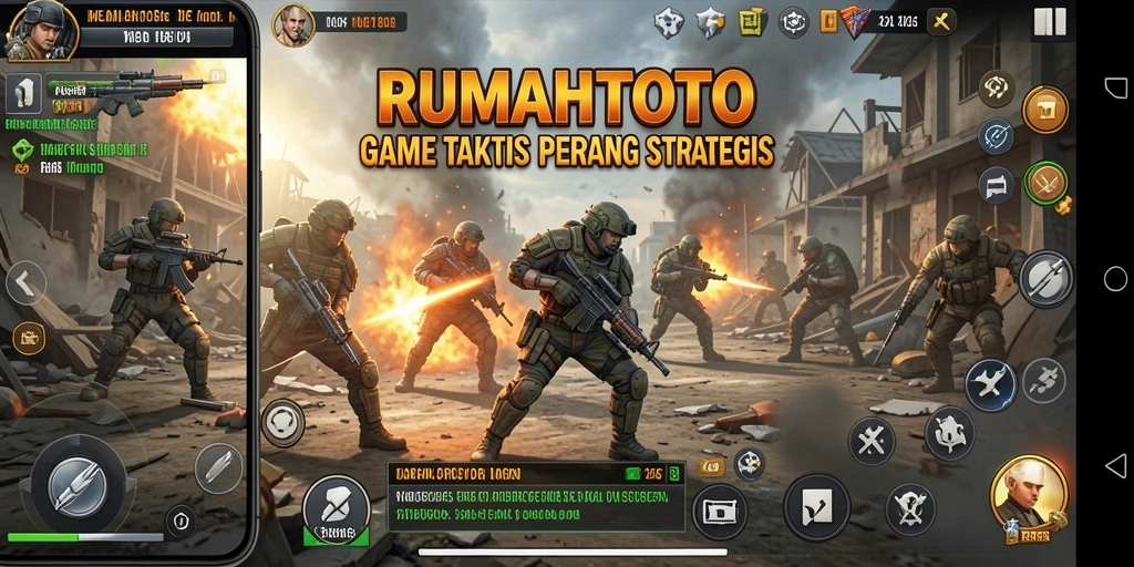 Tampilan screenshot RUMAHTOTO menampilkan aksi pertempuran mendebarkan dalam gameplay.