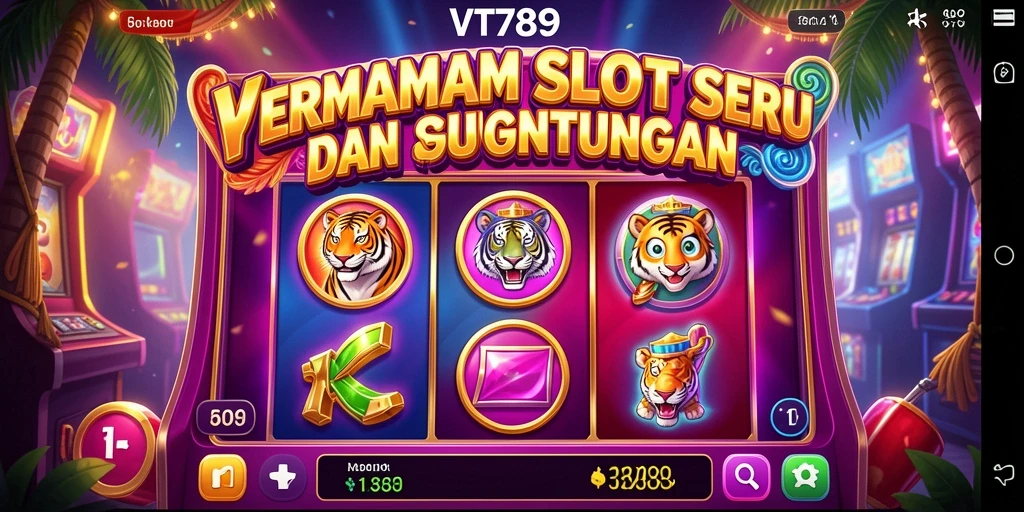 Tangkapan layar gameplay VT789 yang menampilkan suasana permainan Slot.