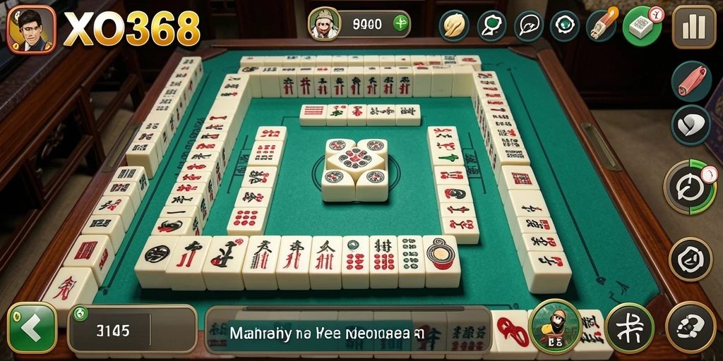 Tampilan grafik menarik dalam gameplay Mahjong dari XO368.