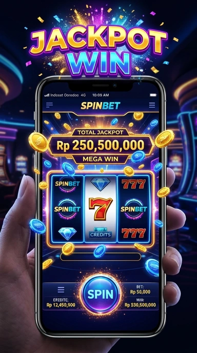 Screenshot dari fitur unggulan yang ditawarkan spinbet.